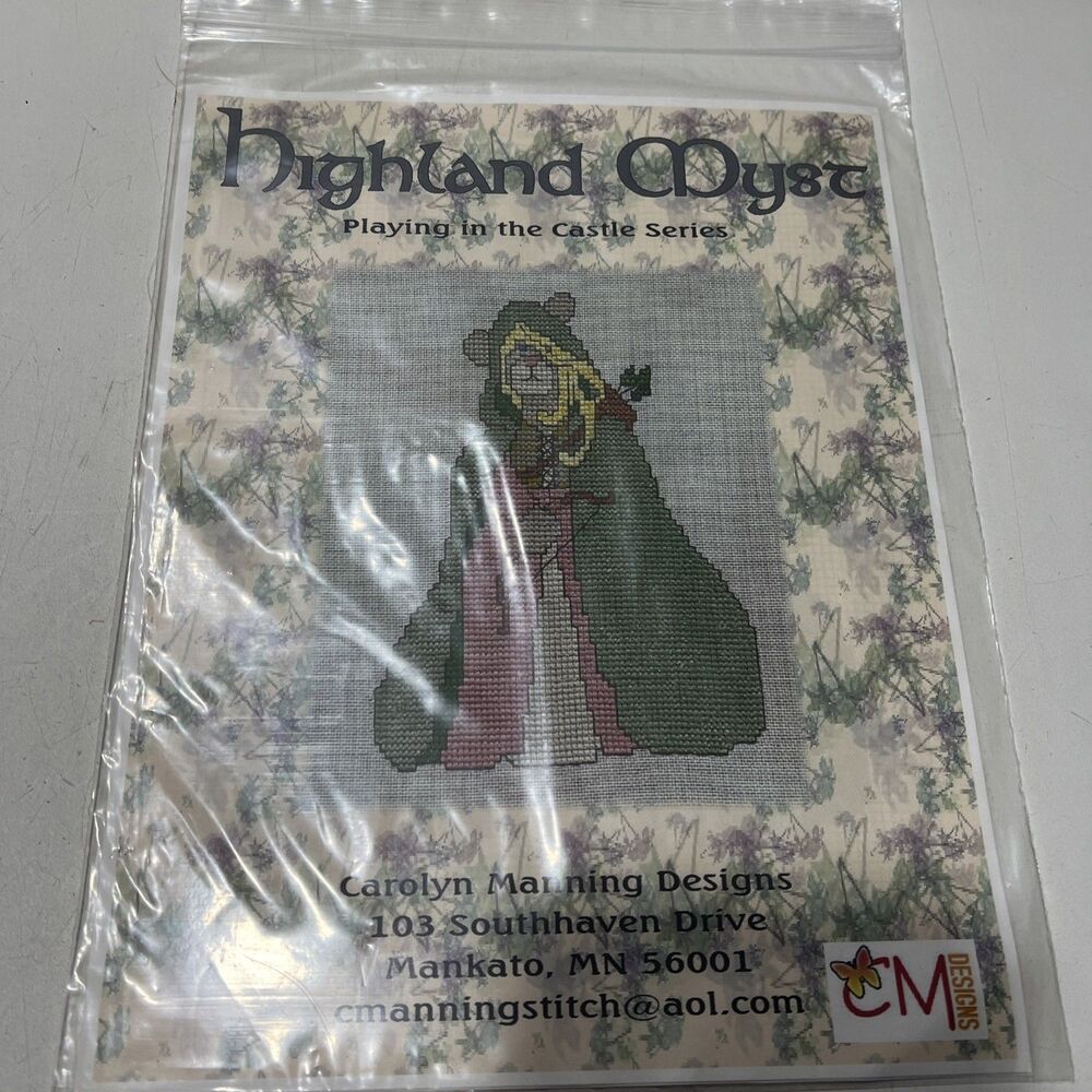 Highland Myst︱Playing in the Castle︱Counted Cross Stitch︱2005︱Caroyn Manning